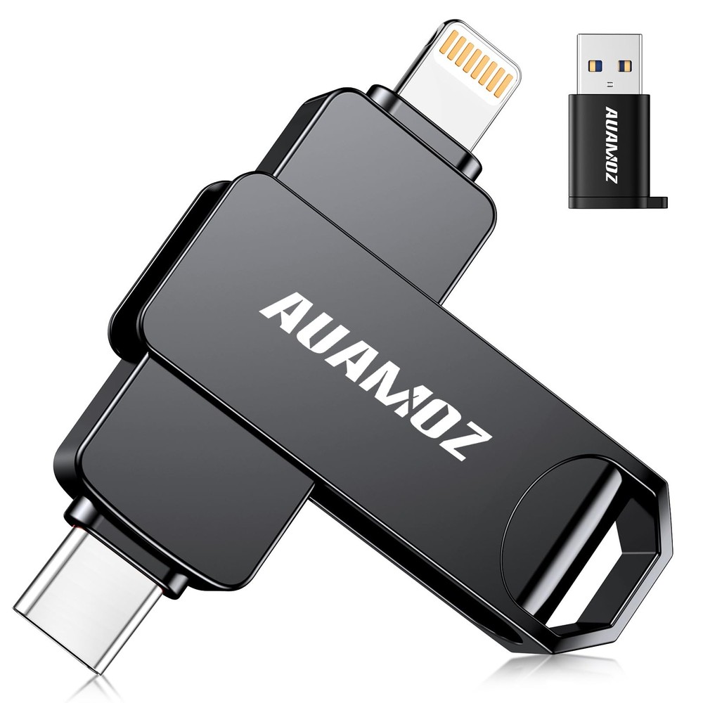 256GB iPhone Flash Drive for Photos Videos Files Storage