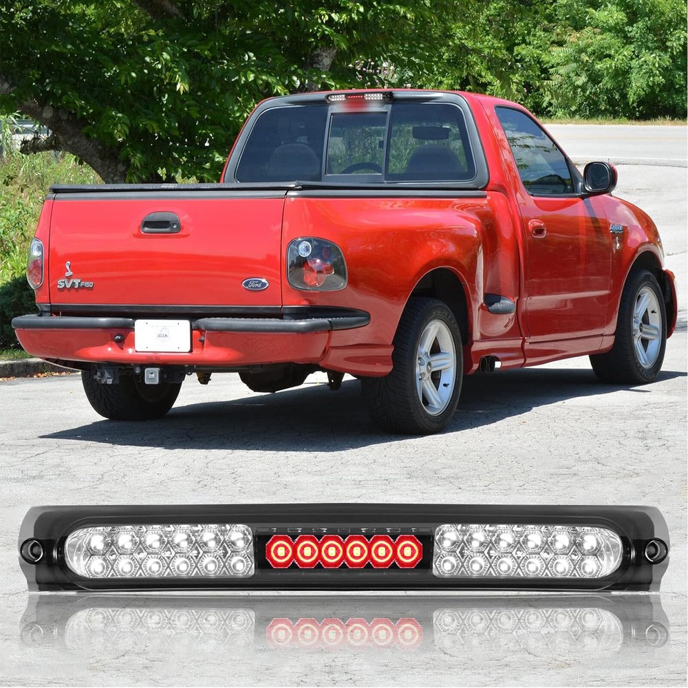 1997-2003 Ford F150 Black Smoked LED Third Brake Light Replacement