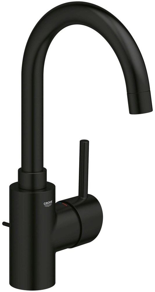 Grohe 32 138 2 Concetto 1.2 GPM 1 Hole Bathroom Faucet - Black