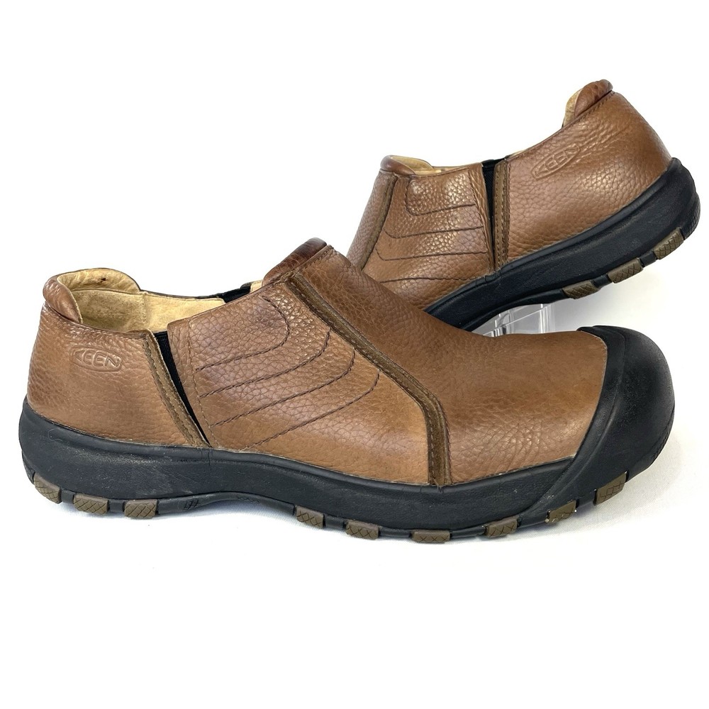 KEEN Men's Size 13 Brown Leather Slip-On Loafers 1375