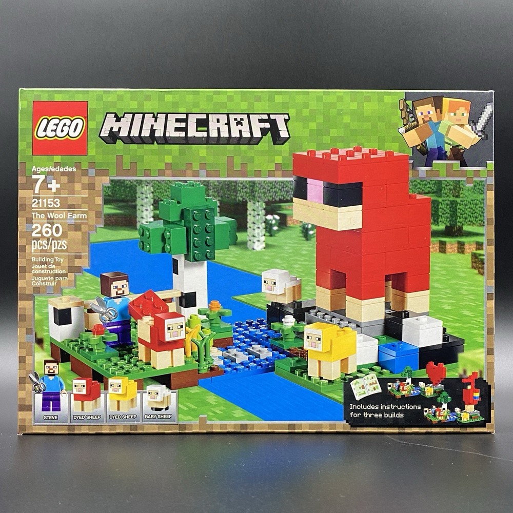 LEGO Minecraft The Wool Farm Building Kit 21153