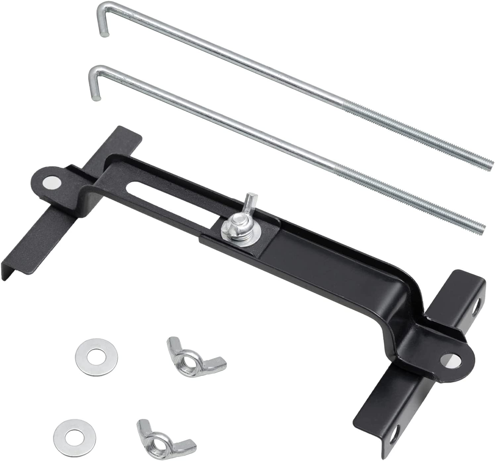 Aoerzn Premium Adjustable Battery Hold Down, Universal Adjustable Battery Crossb