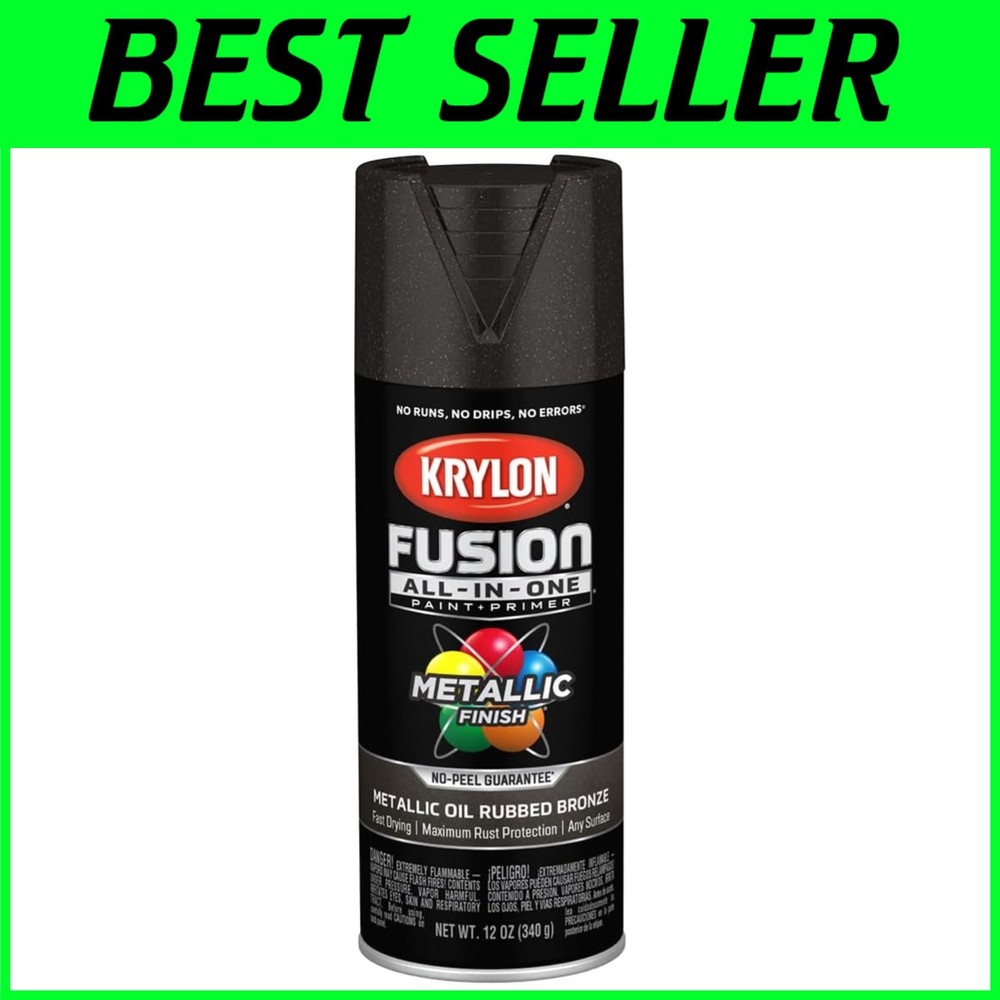 Oil Bronze Metallic Spray Paint - 6 Pack, 12 oz