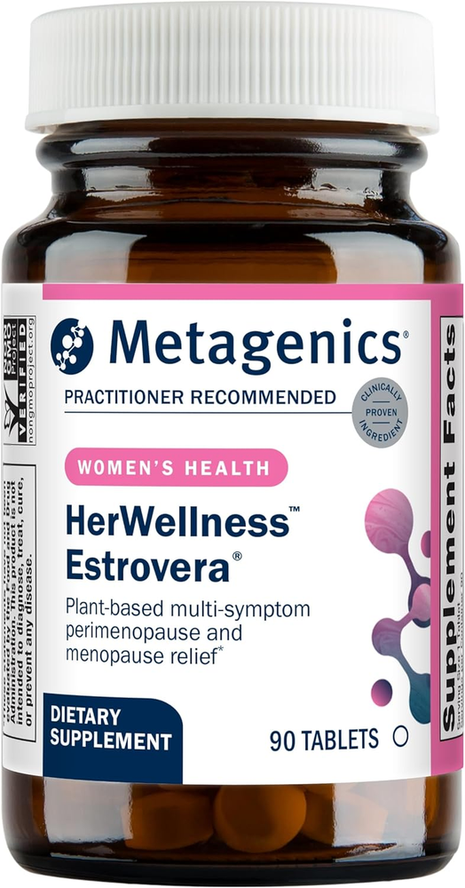 Herwellness Estrovera - Hormone-Free Plant-Based Supplement - Supports Menopause