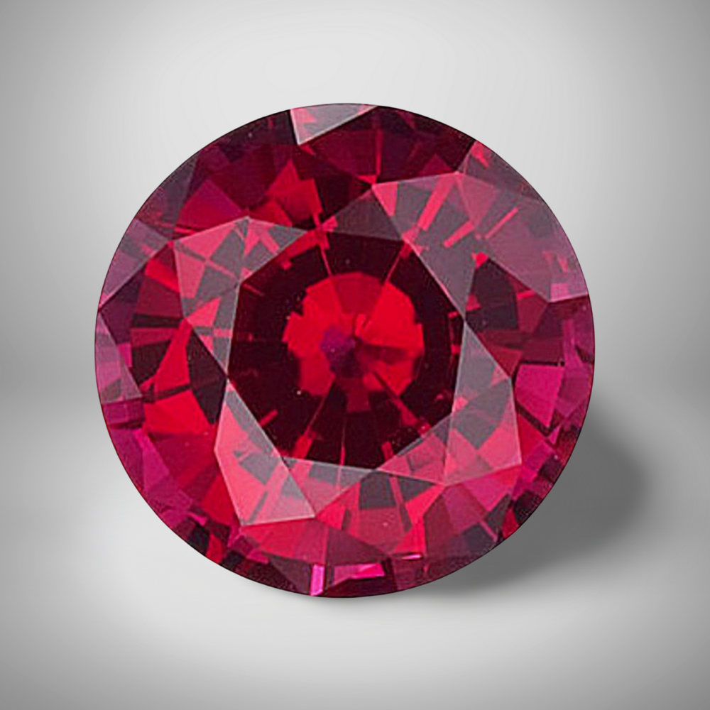 Ruby Round Cut Gemstone 3.80 Cts - 11 mm Lustrous Loose Gem