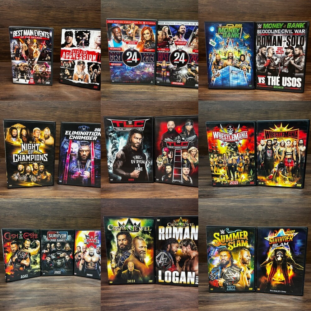WWE Wrestling Collection DVD Bundles