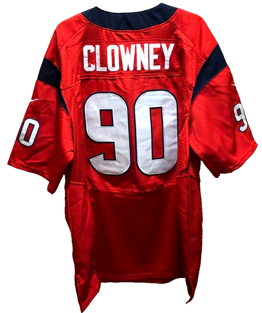 Jadeveon Clowney #90 Houston Texans NFL AFC Nike On Field Red Sewn Jersey 48