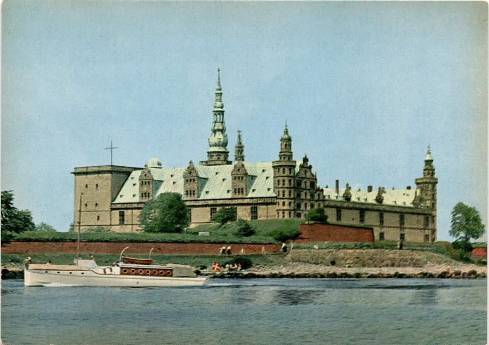 Kronborg, Helsingør, Kronborg Castle, Elsinore, Denmark, danc Postcard