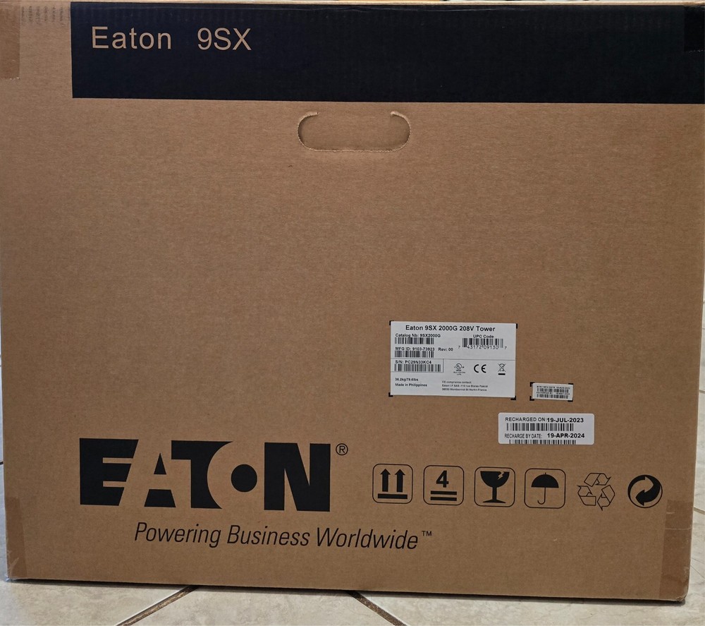 Eaton-New-9SX2000G _ 9SX UPS 208V 2000VA L6-20P 8/C13