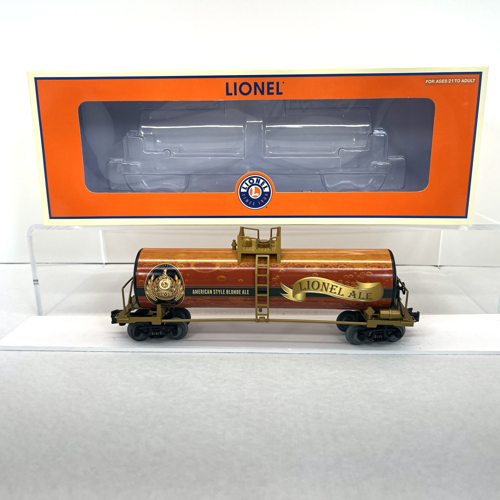 Lionel 2028500 O Gauge Ale Beer Uni-body Tank Car New