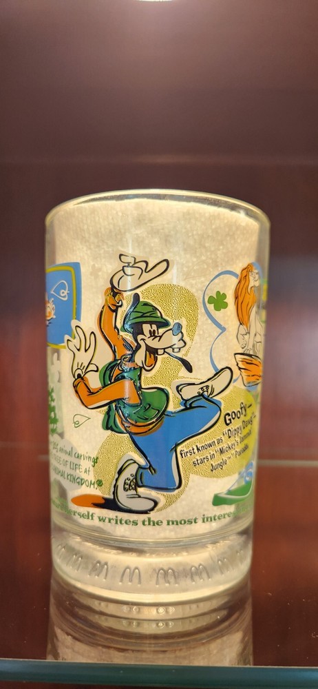 McDonald's Collectable 100 Years of Magic Character Glass - Goofy