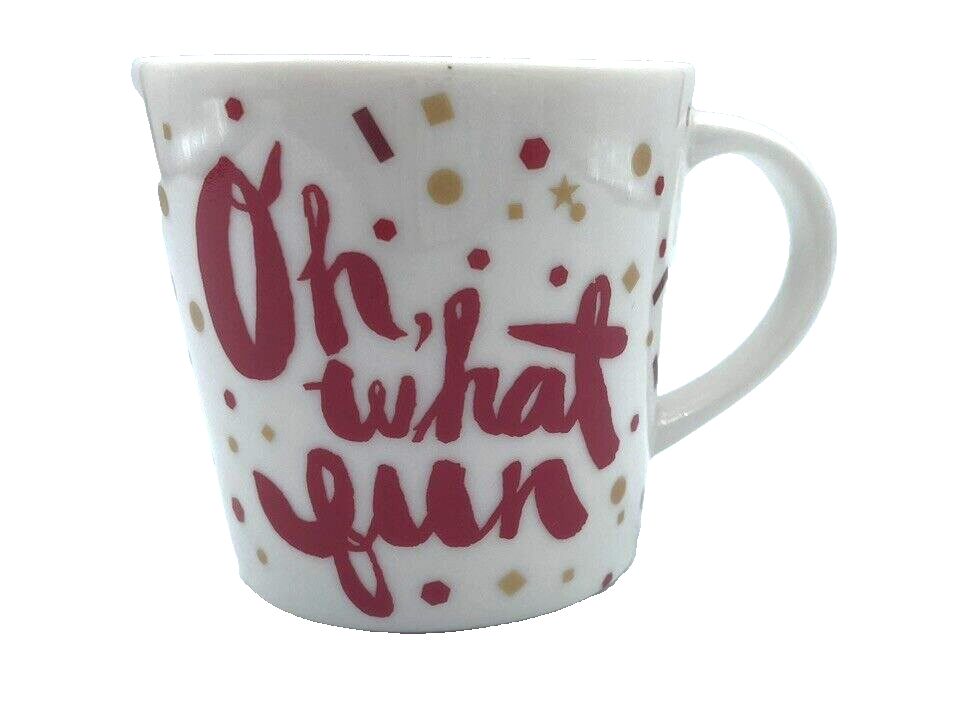 Starbucks 2014 Oh what Fun Demitasse Expresso 3oz Mini Cup Mug