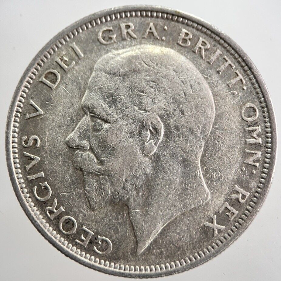 1927 George V Silver Half-Crown Fine Collectable Coin a8145