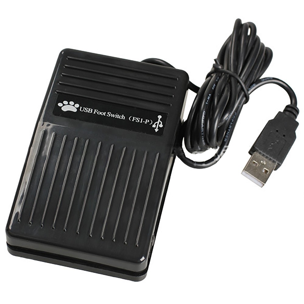 USB Foot Pedal Switch for PC Keyboard Mouse Control Pre-Programmed