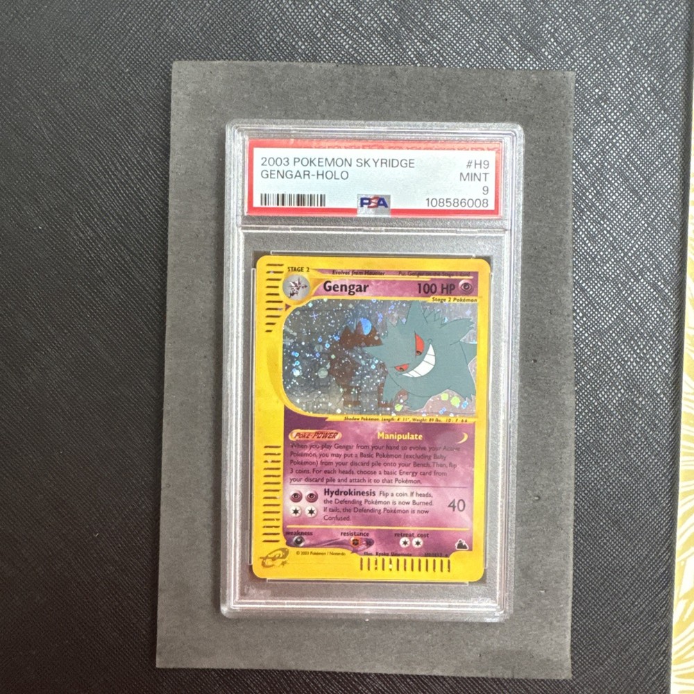 2003 Pokemon Skyridge Gengar Holo H9 WOTC PSA 9/10 Mint Condition