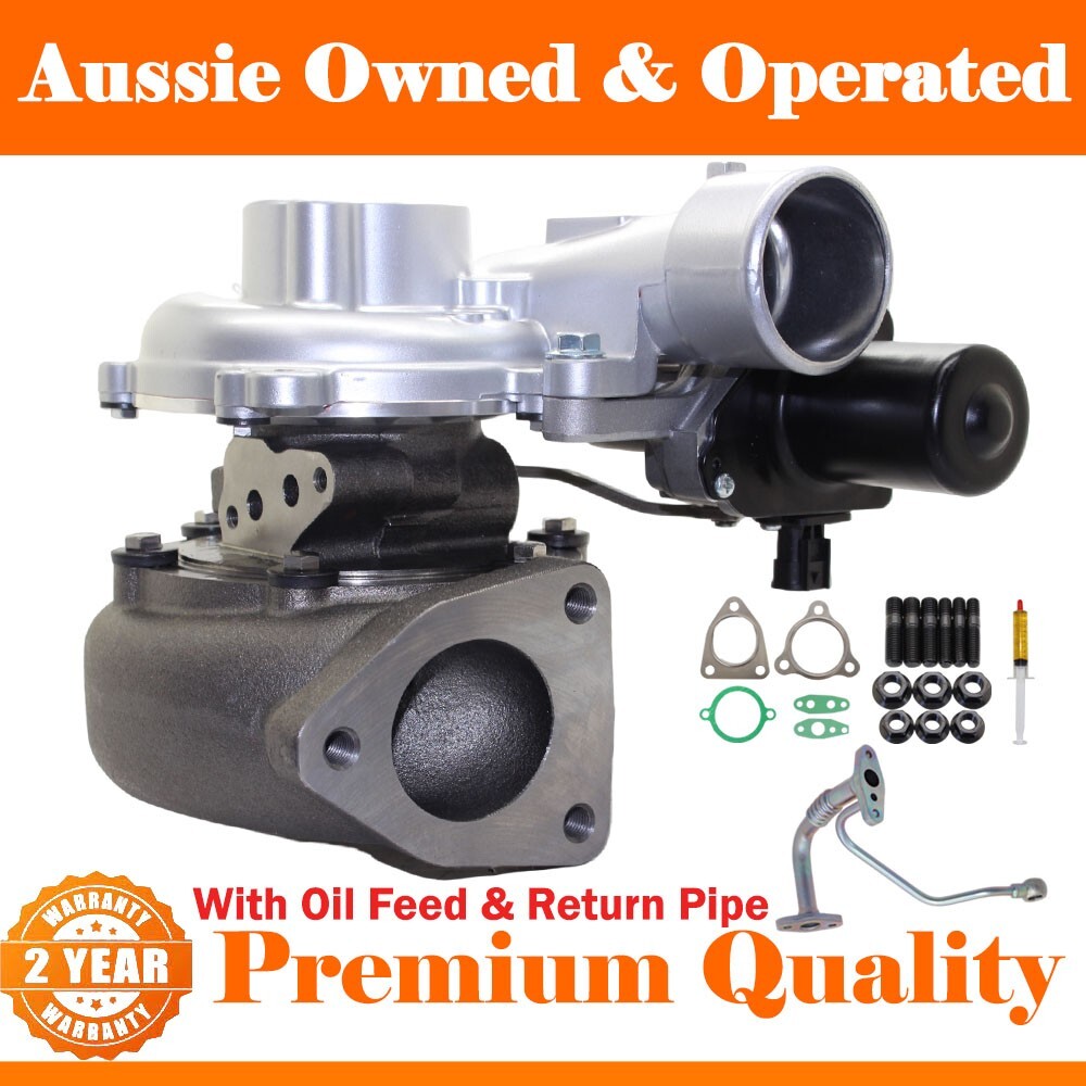 Turbo Charger With Genuine Oil Feed Pipe For Toyota Hilux D4D KUN26 1KD-FTV 3.0L
