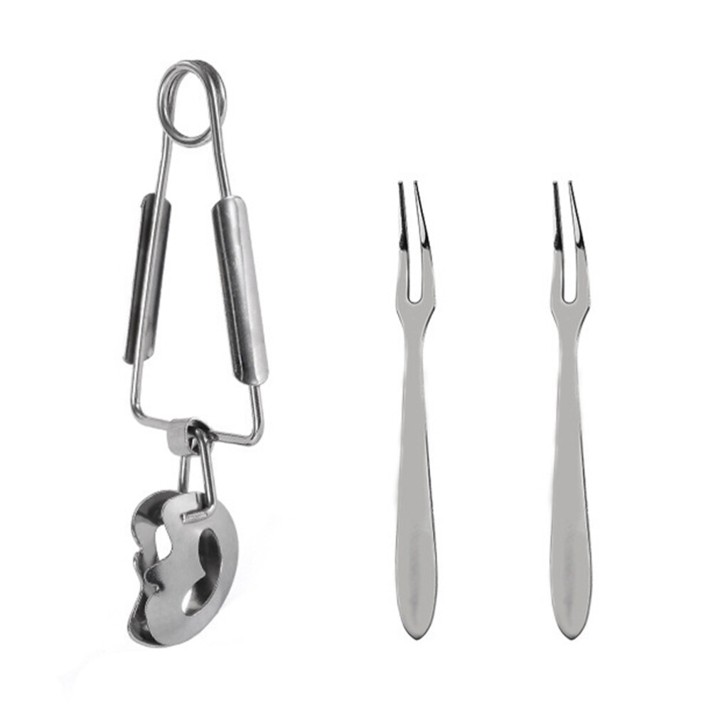 Stainless Tableware Multiple Use Snail Fork Home Serving Escargot