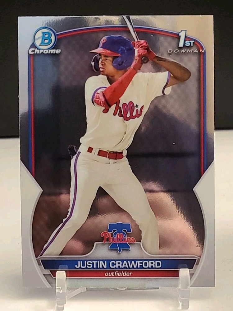 2023 Bowman - Chrome Prospects Justin Crawford #BCP-3 1st Bowman RC