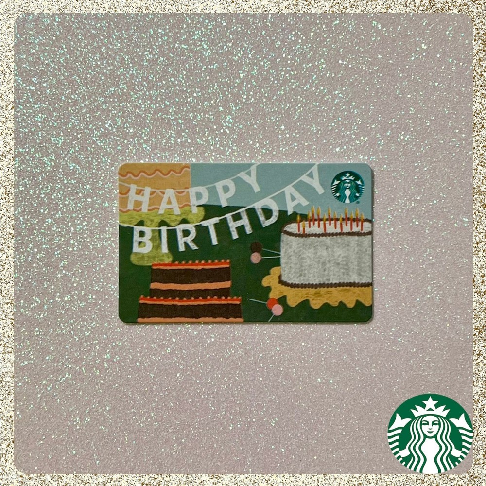 🎂 2025 Starbucks Happy Birthday Gift Card MINT in Condition