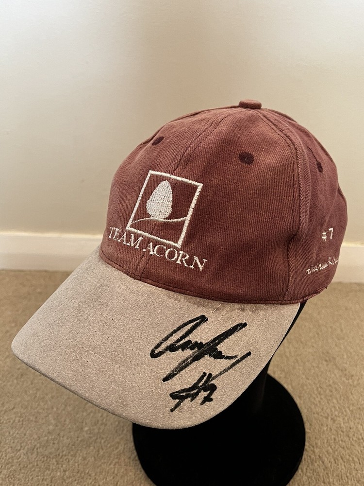 Team Acorn Andrew Kirkaldy #7 Signed Baseball Cap F1 Racing - Nuts About Racing