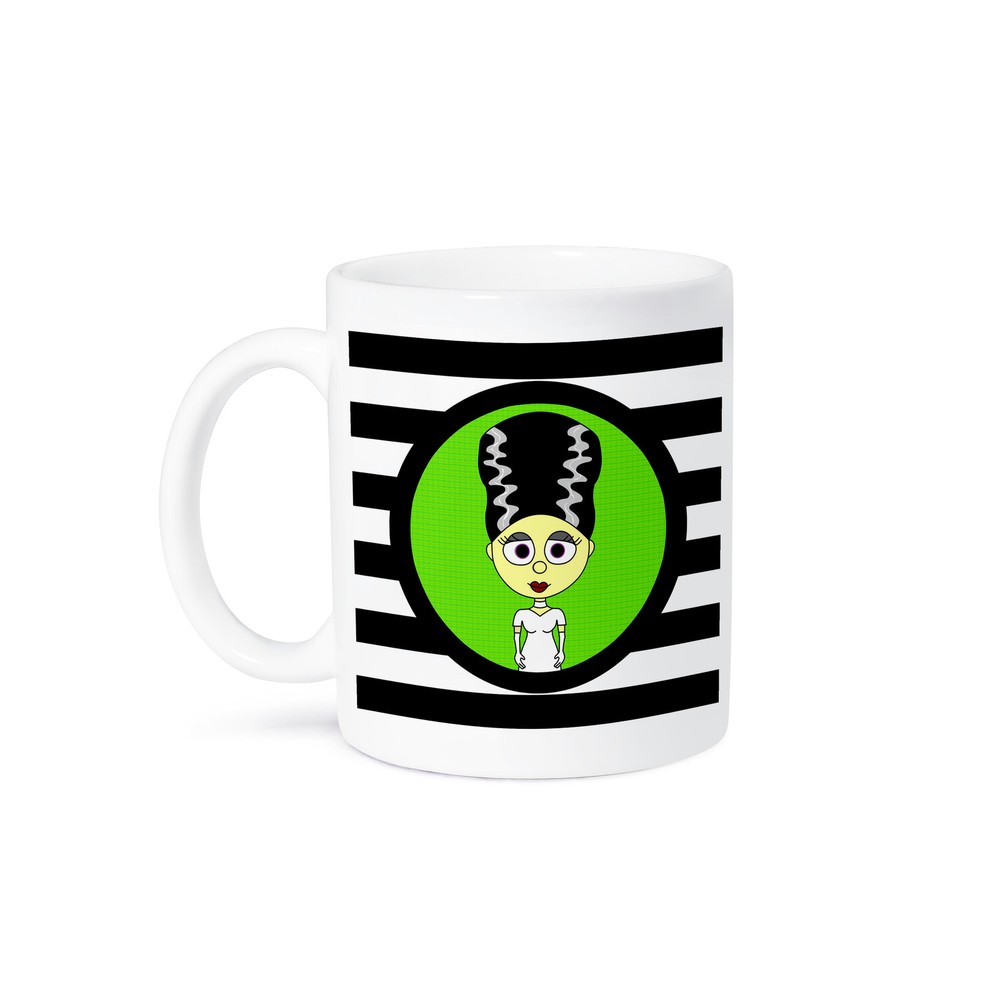 Cute Bride of Frankenstein Novelty Mug by 3dRose