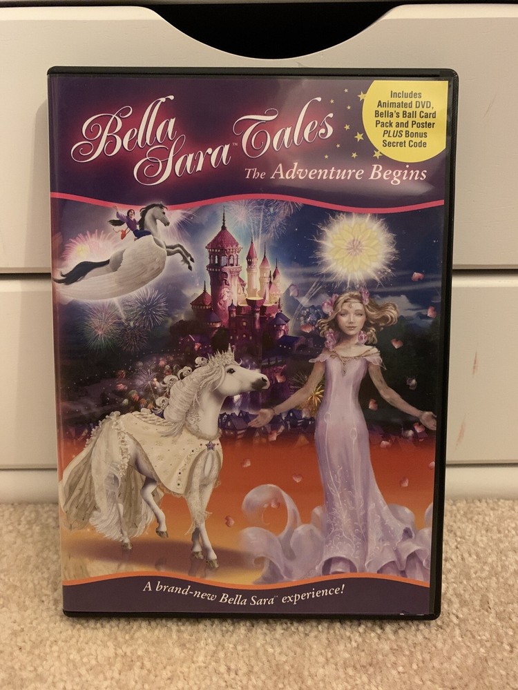 Bella Sara Adventures Begin 2009 DVD Kids Fantasy Animation  