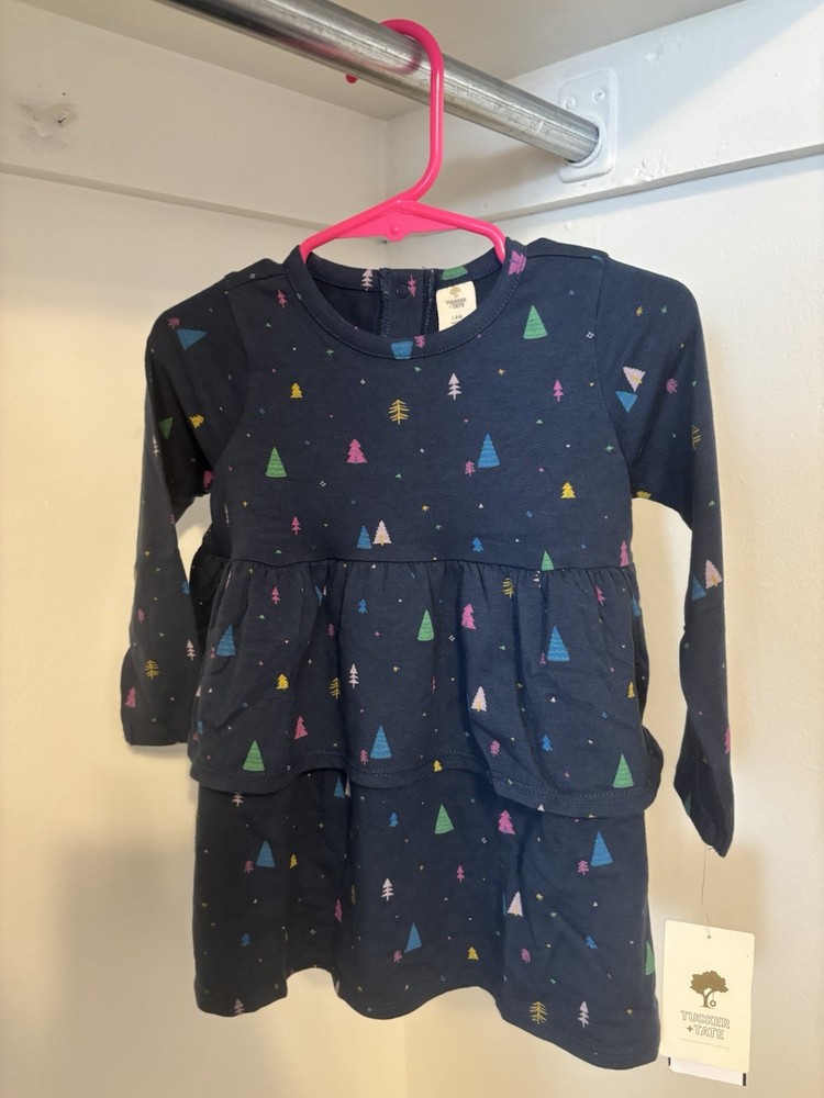 NWT Navy Tucker and Tate 18 Mo Old 2 Piece Set Dress