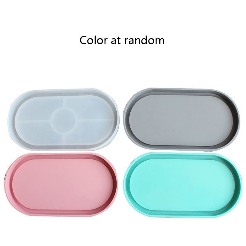 Oval Epoxy Resin Mold for DIY Crystal Casting Crafts