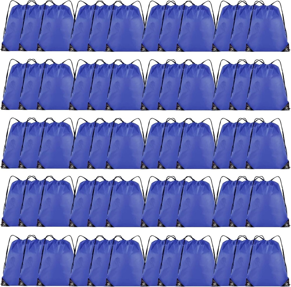 Spacious 60-Piece Drawstring Backpack Set Ideal for Team Favors and Gifts