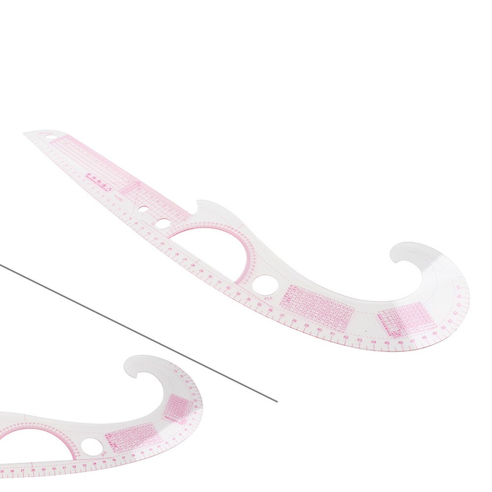 Sewing Sleeve Curve PLASTIC Metric Ruler Tailor Set DIY Clothing Supplies #3250