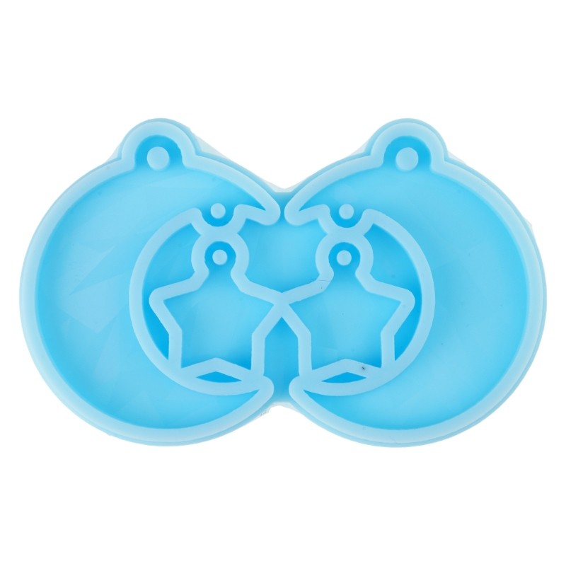 Moon Resin Molds for DIY Keychains and Jewelry Pendants