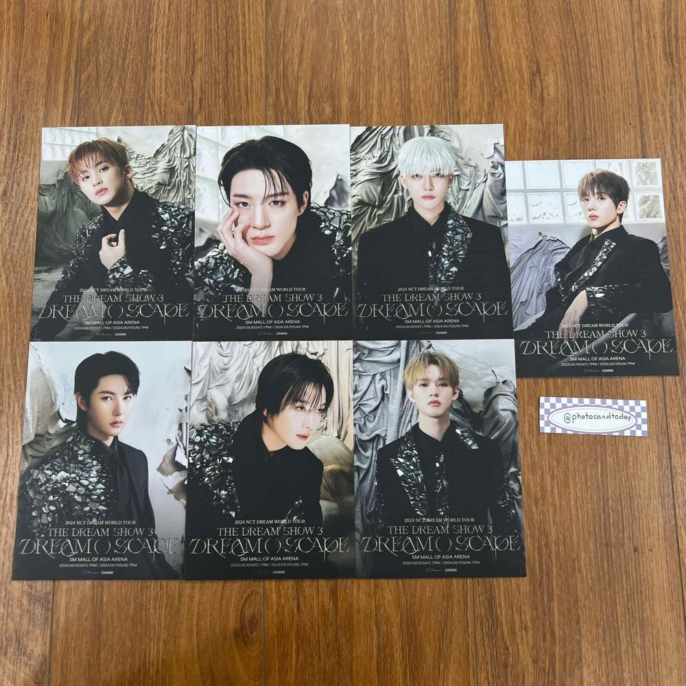 NCT DREAM 2024 THE DREAM SHOW 3 IN MANILA BENEFIT PHOTOCARD SET OFFICIAL