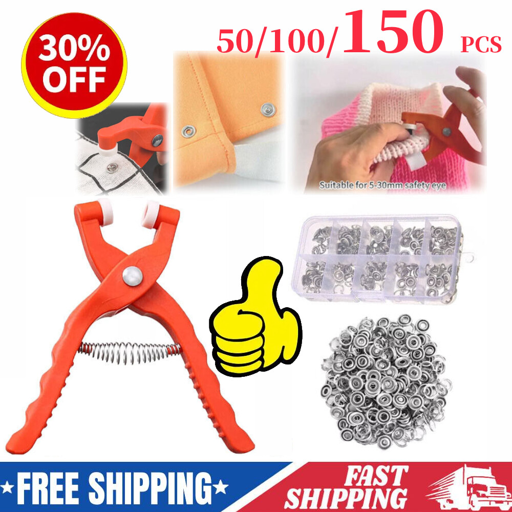 Eye Snapper Crochet Tool, Safety Eye Auxiliary Tool for Attaching for Crocheting