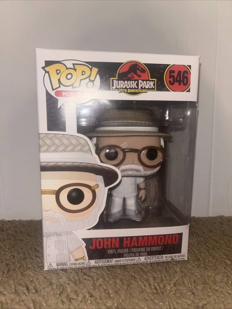 Funko Pop Jurassic Park 25th Anniversary John Hammond #546 Mint Box