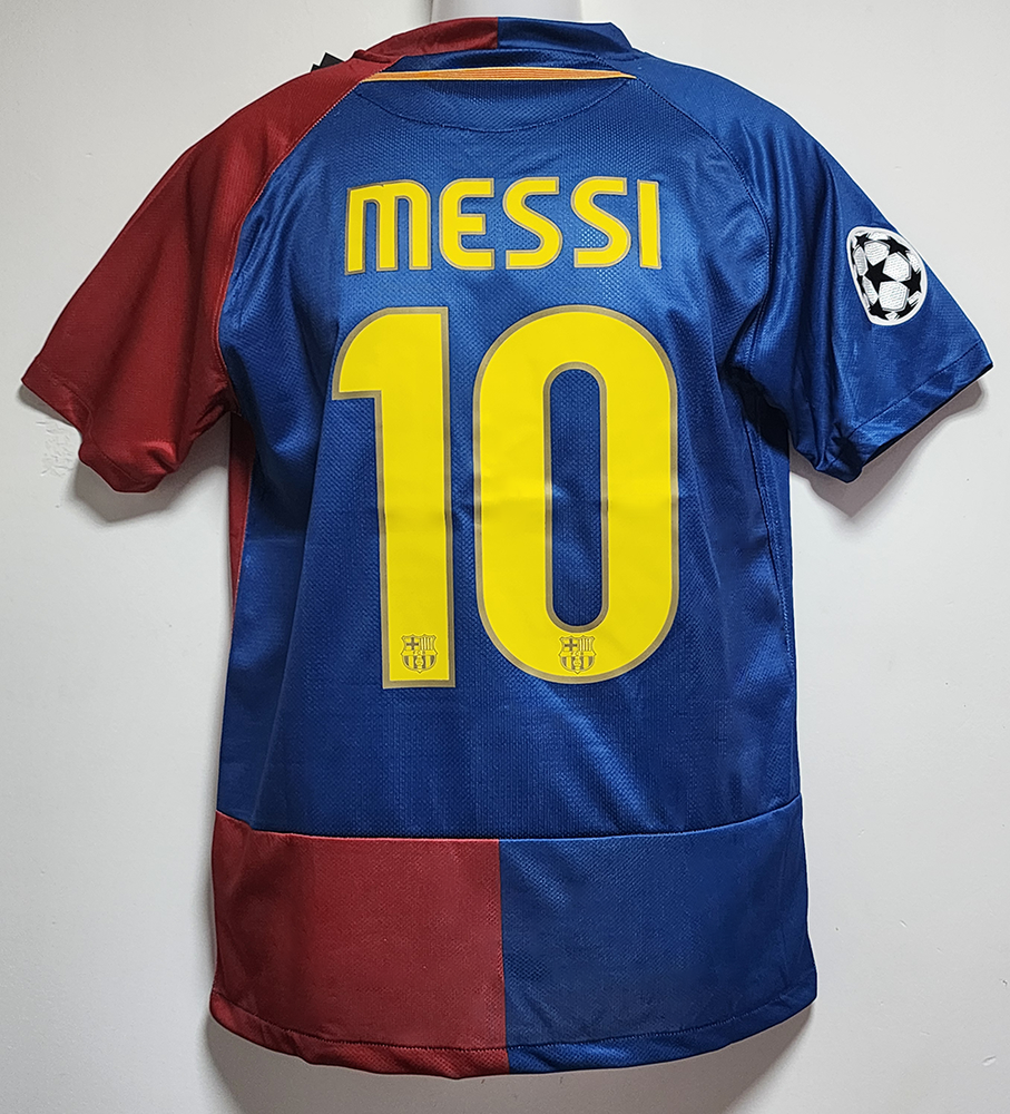 New #10 2008/2009 UCL Champions Final Jersey Home Retro Shirt for Man