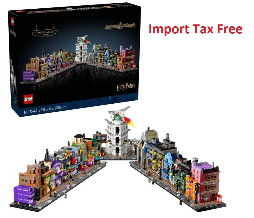 LEGO Harry Potter Diagon Alley Wizarding Shops Building Set for Adults - Collect