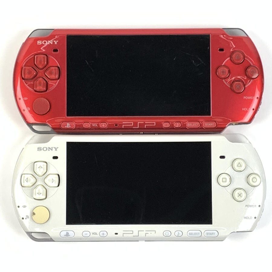 Sony PSP 3000 Console Bundle 2 Tested Working No Battery Japan Import 9236 UG