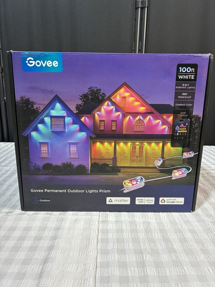 Govee Permanent Outdoor Lights Prism H707A Smart RGBIC LED System