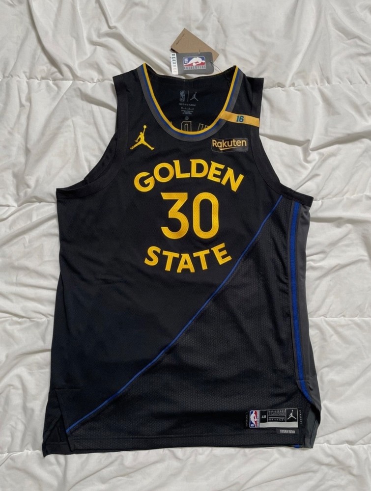 2024-25 Authentic Golden State Warriors Curry Statement Jersey 48 Patch Size L