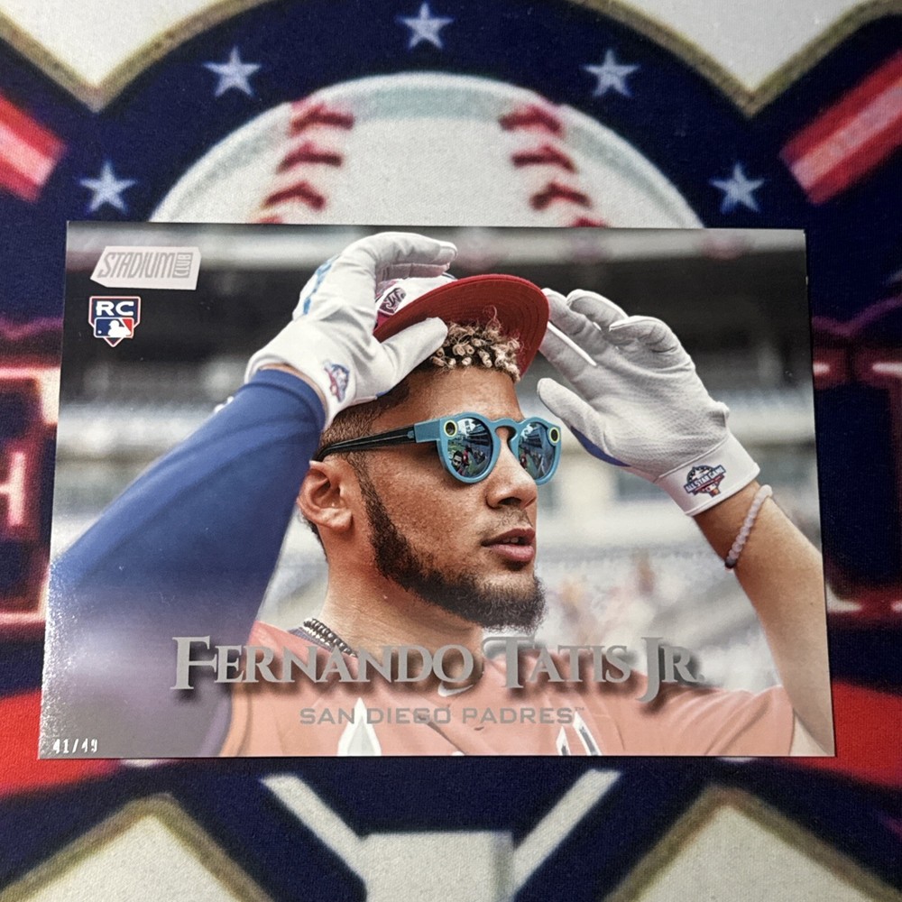 2019 Topps Stadium Club Fernando Tatis Jr SP #13/49 Oversized Photo Variation