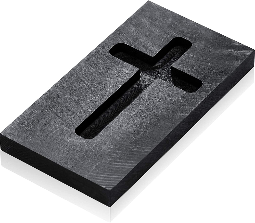 Molde de lingote de fundición de grafito cruzado molde de fundición de chatarra de refinación de metal para