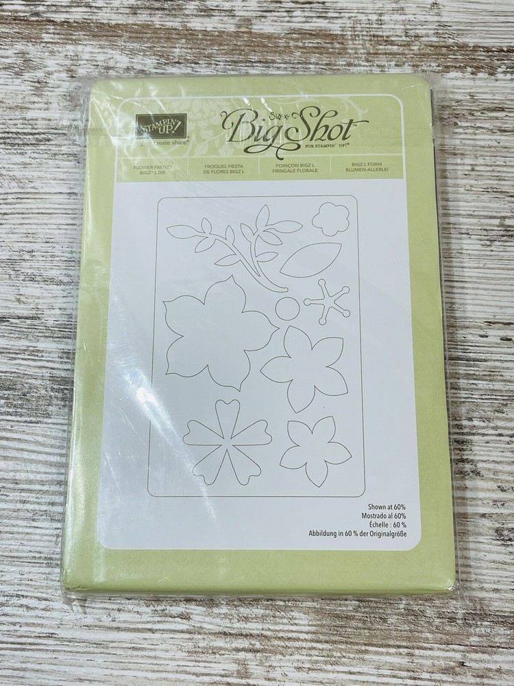 Stampin' Up Sizzix Big Shot Spiral Flower Originals Die New