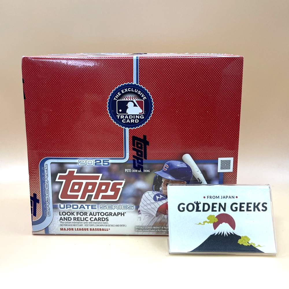 2025 Topps Update Baseball JAPAN EDITION Sealed Box MLB 20 packs SHIP ASAP Japan