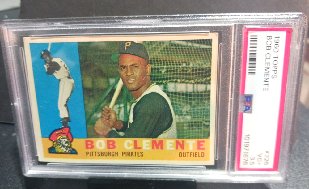 1960 Topps #326 Bob Clemente - PSA 3.5 - VERY GOOD+