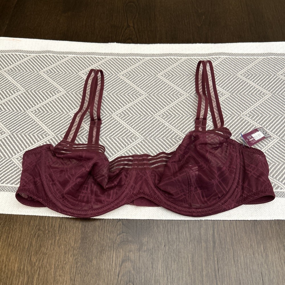 Adore Me Underwire Full Bra size 40B Purple