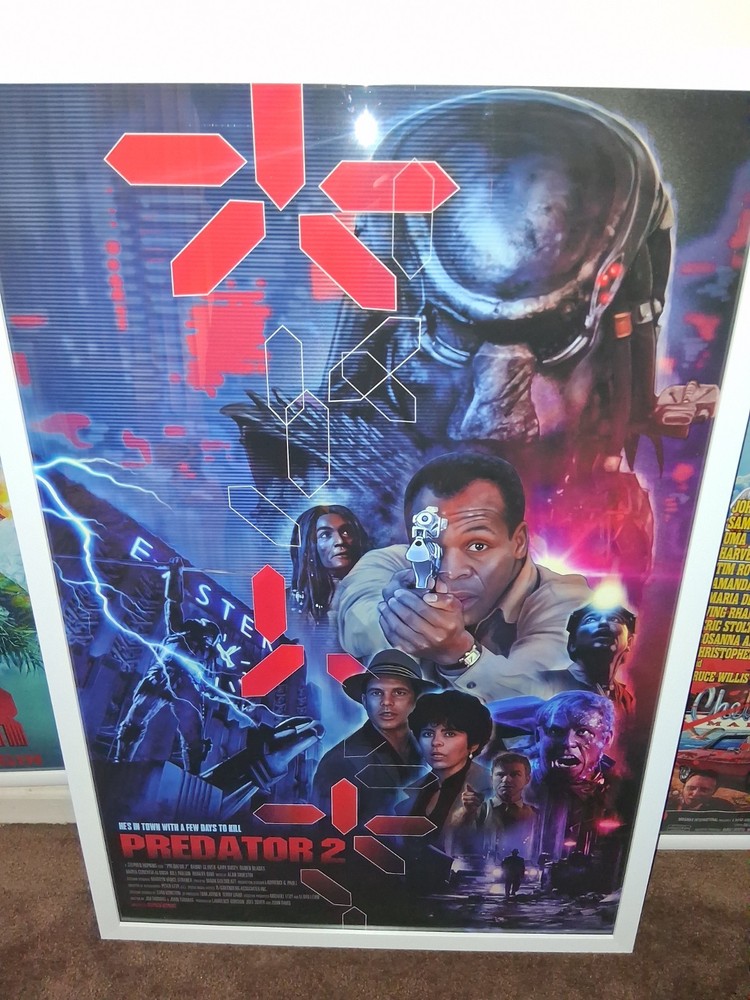 Predator 2 Movie Poster Print Signed And Numbered By Artist Rich Davies