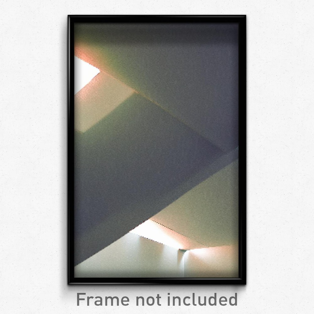 8 Bit Pixel Art Psychedelic Video Game Poster - Simplistic Overhang Print