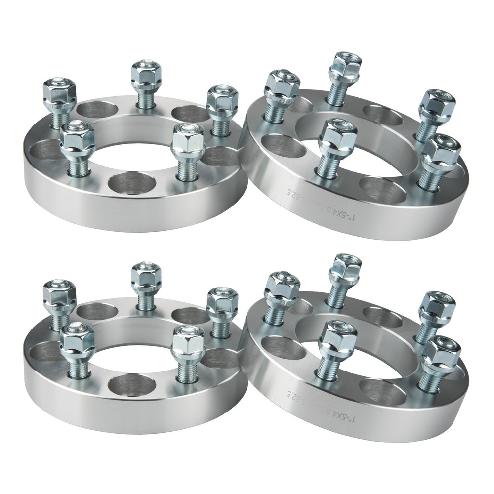 4x 1''inch Silver 5x4.5 Wheel Spacers M12x1.5 fits 07-13Acura RDX/98-18 Honda