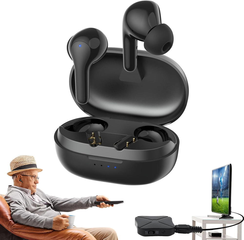 TV Headphones for Seniors with Sound Amplification,Tv Headphones Wireless with T