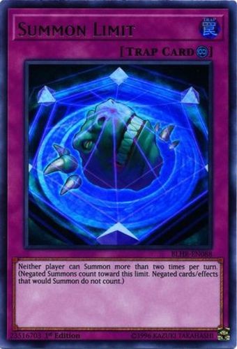 Summon Limit BLHR-EN088 Ultra Rare 1st Ed MP Yugioh Card